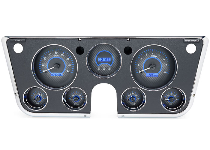 Brothers Trucks Analog Digital Gauges Carbon GM Performance Motor