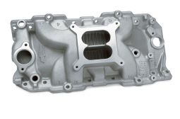 Chevy Big Block CNC-Port-Matched Intake Manifold – Oval-Port, square bore, Holley Carburetors