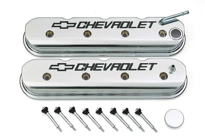 chevrolet chrome valve covers