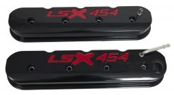 Valve Cover Kit LSX454 Black W/ Red LSX Logo