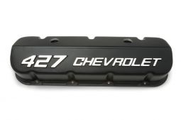Chevy Big Block Valve Covers, "427 Chevrolet", Black Powder Coat