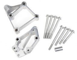 Holley Installation Kit, LS Acc. Drive Brackets, use with LONG belt alignment