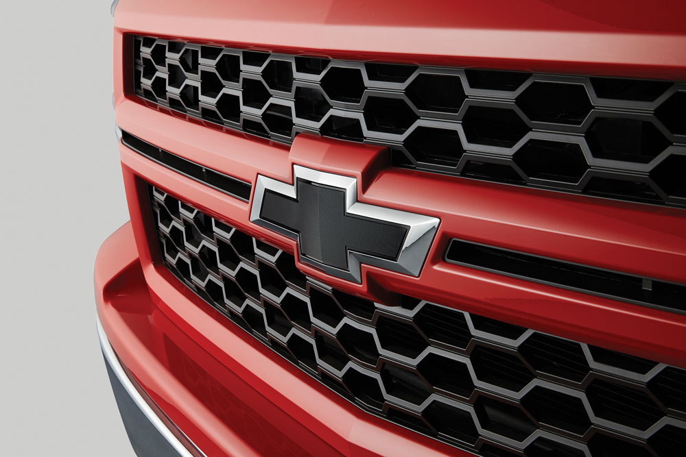 2016-2017 Silverado Black Non-Illuminated Front Grille and Tailgate