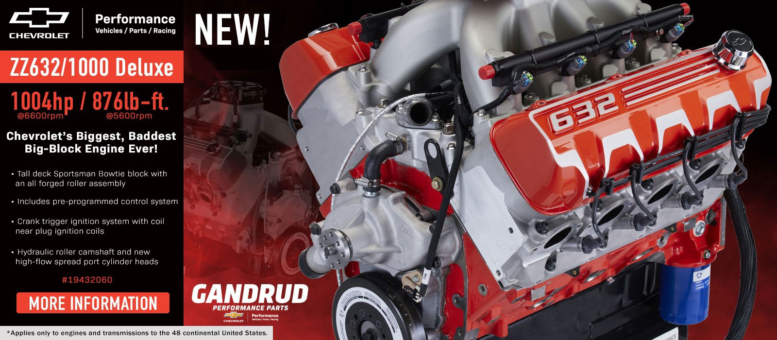 All New ZZ632 Crate Engine from Chevrolet Performance