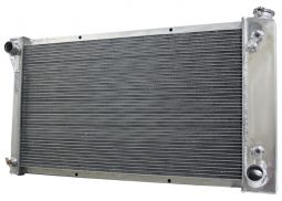 Brothers Trucks Aluminum Radiator - Auto - V8 - 3 Row