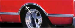 Brothers Trucks Bedside Molding - Wheel Edge