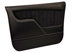 Brothers Trucks Custom Sport Door Panels - Black with White Stitching