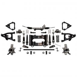 Detroit Speed SpeedRay™ Front Suspension Kit - Double Adjustable Shocks - Fabricated Coilover Moun