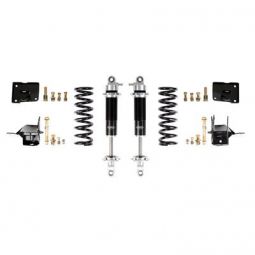 Detroit Speed Rear Coilover Conversion Kit - Single Adjustable Shocks - Stock Axle