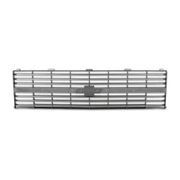 Holley Classic Trucks C/K Grille - w/ Bowtie - w/o Molding - Single Headlight - Silver