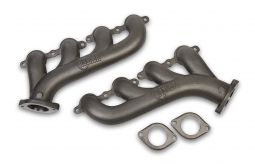 GM LS Exhaust Manifolds w/ 2.25" Outlet - Natural Cast Finish