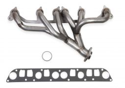 91-99 Jeep Wrangler YJ/TJ L6, 4.0L 1-1/2" Stainless Steel Shorty Header - Natural Finish