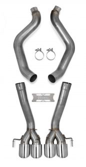 2005-08 C6 Corvette Axle-Back 3" Exhaust system without Mufflers, 304 SS